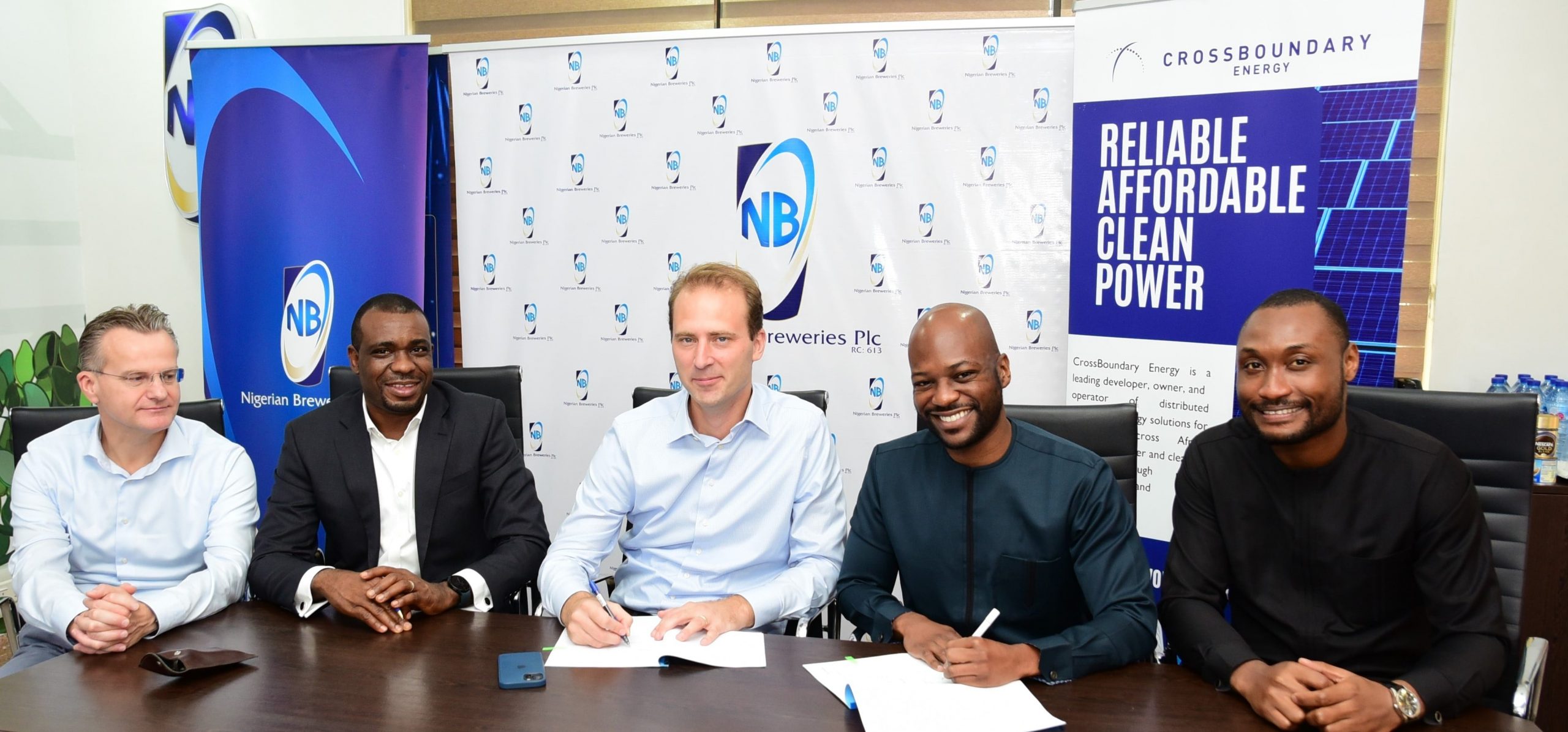 Nigerian Breweries, CrossBoundary Energy sign $10 million renewable energy contract for Ibadan and Enugu Breweries