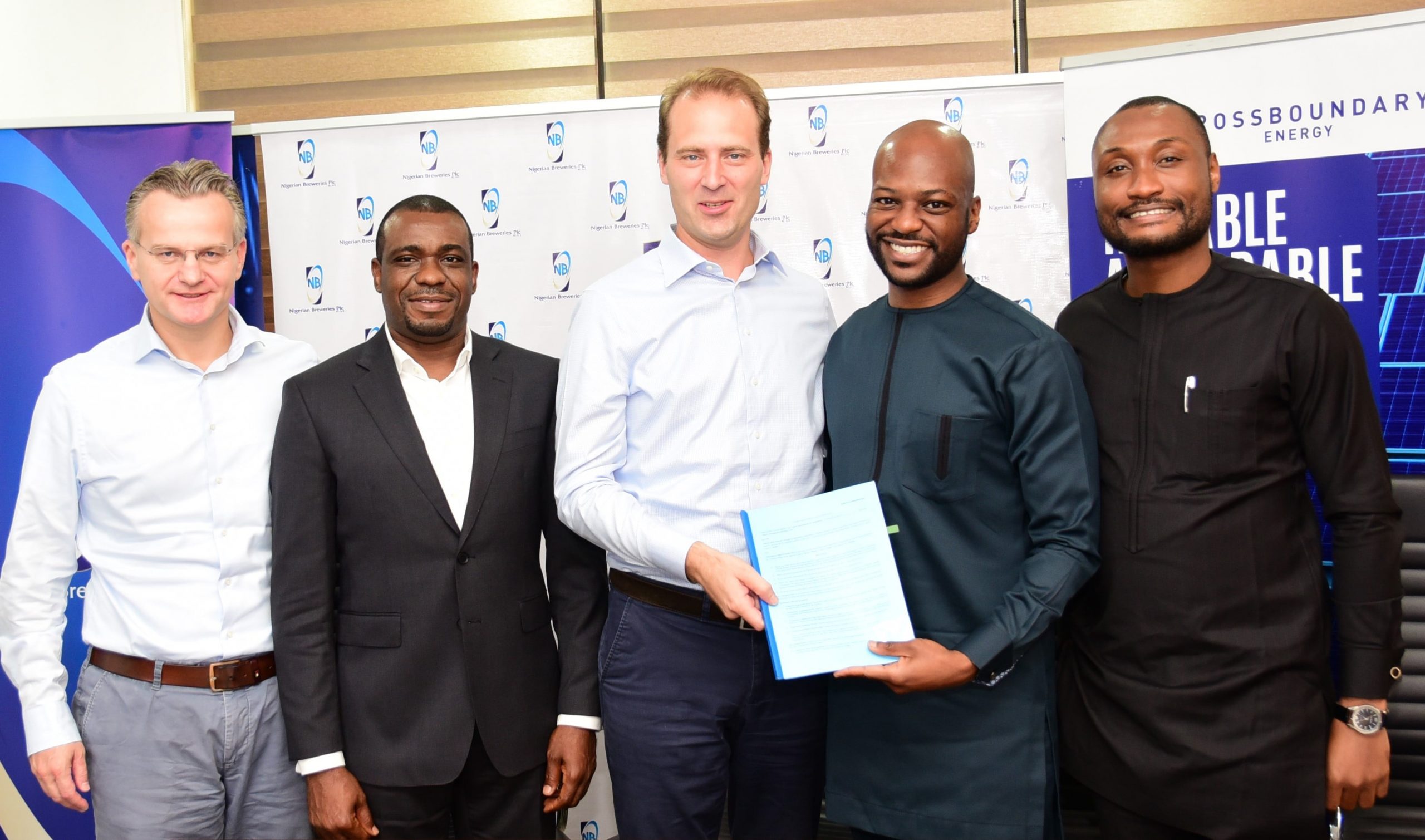 Photo News: Contract Signing Ceremony between NB Plc and Cross Boundary Energy on the renewable Energy